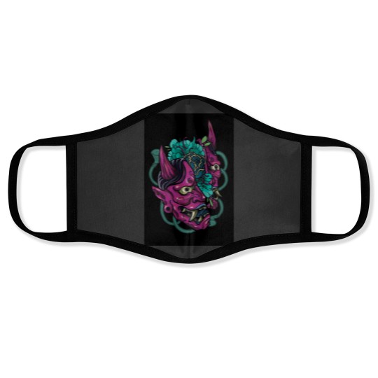 Discover Japanese Hannya Mask Face Masks