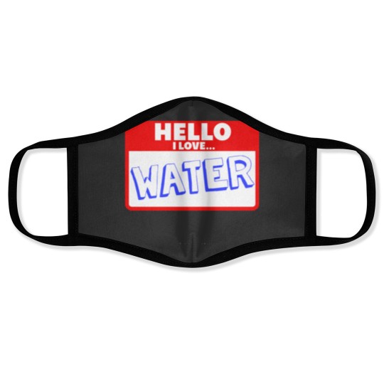 Discover Water Sticker Face Masks