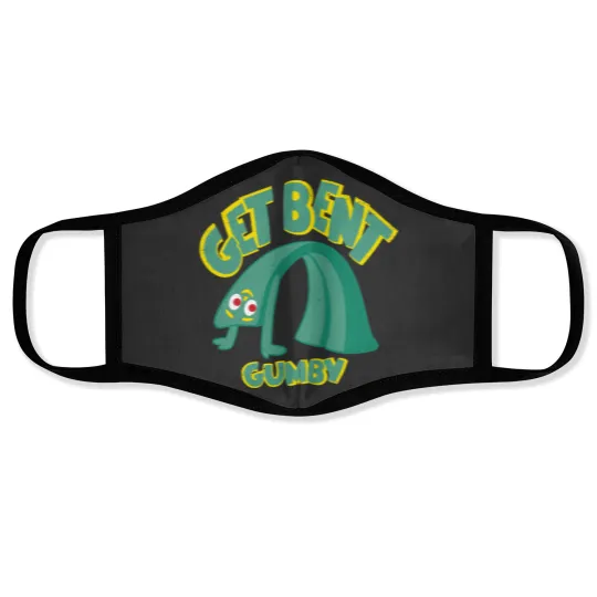 Discover Get bent Gumby and pokey Face Masks
