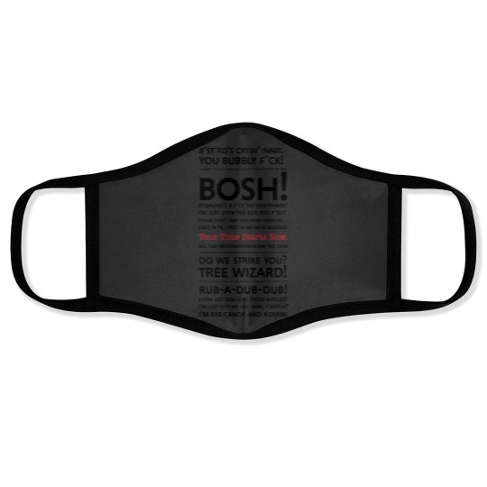 Discover Taskmaster Quotes Face Masks