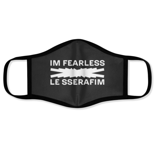 Discover LESSERAFIM LOGO - IM FEARLESS Long Face Masks