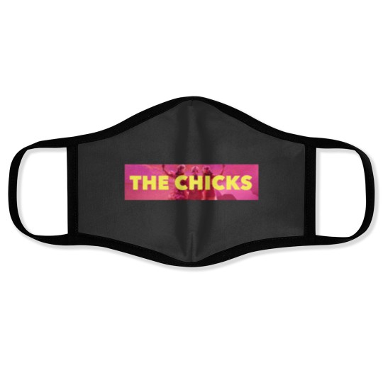 Discover The Chicks Logo Face Masks