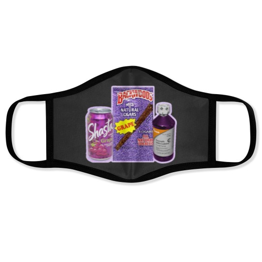 Discover Purple Drank Shasta Purple Drank Face Masks
