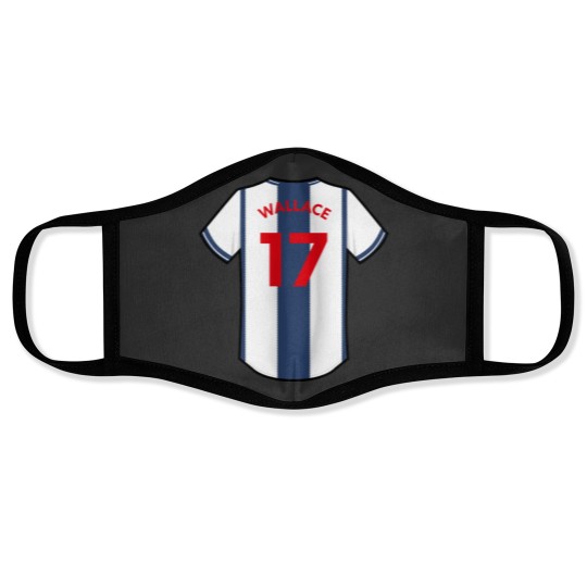 Discover West Brom Jed Wallace Jersey Face Masks