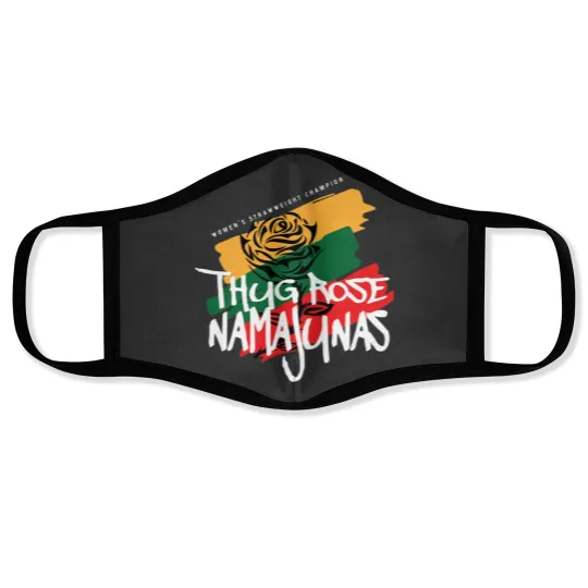 Discover Thug Rose Namajunas Face Masks