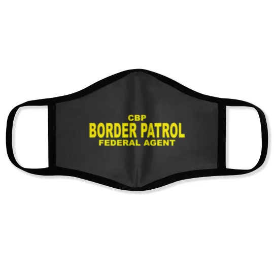 Discover cbp us border patrol federal representative costume Face Masks