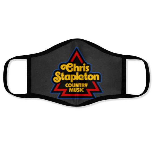 Discover Chris Stapleton country music singer 99sp logo Face Masks