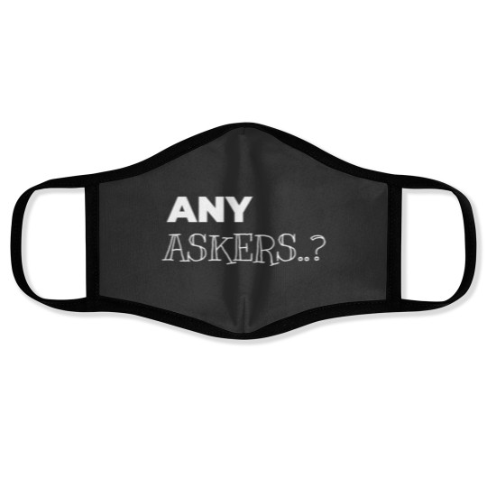 Discover Any Askers Funny Face Masks