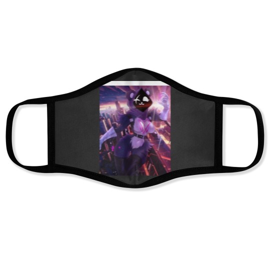 Discover Sexy Raven Team Leader Graphic Face Masks