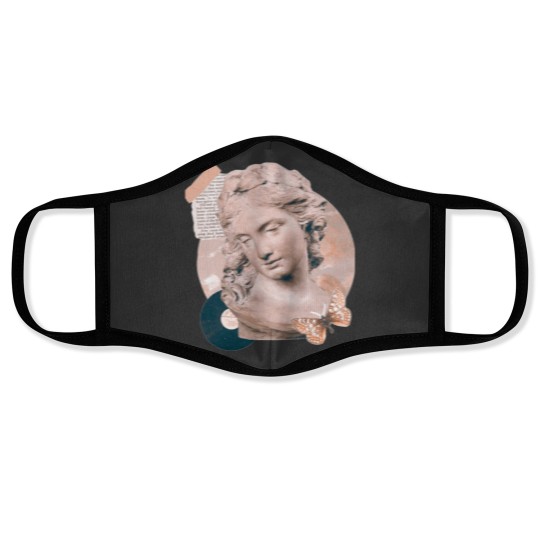 Discover you are my Venus dark academia collage Sticker Face Masks