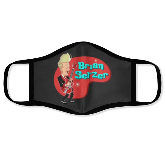 Discover Brian Setzer Face Masks