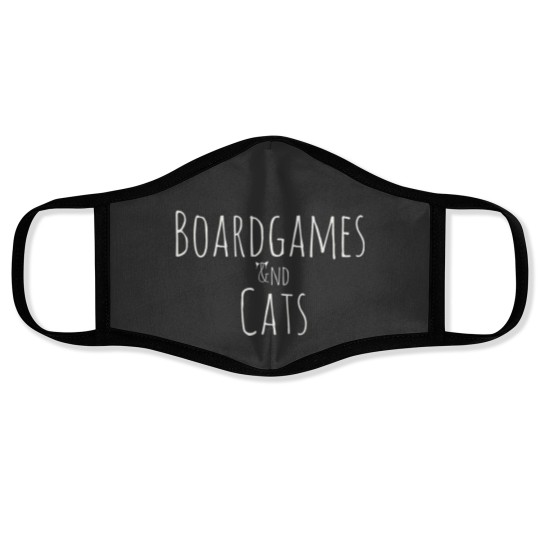 Discover Boardgames and Cats Face Masks