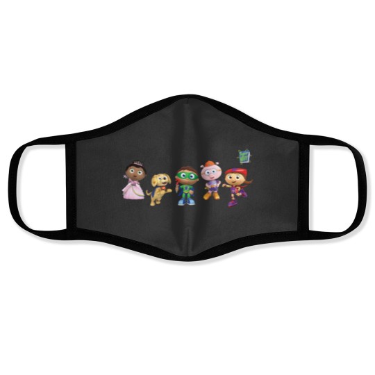 Discover Super WHY! Super Readers Group Face Masks