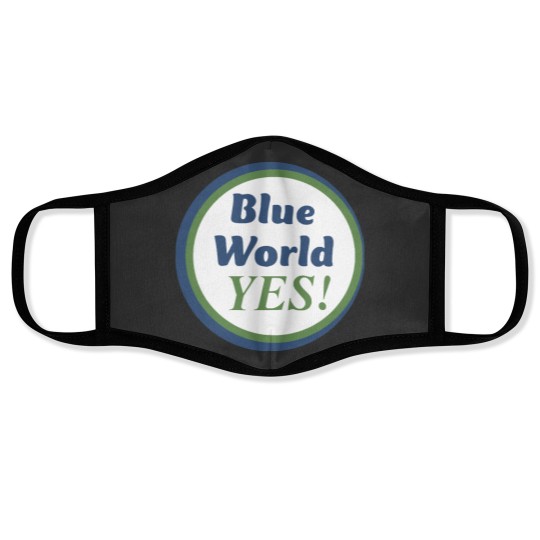 Discover Blue World Project YES Face Masks