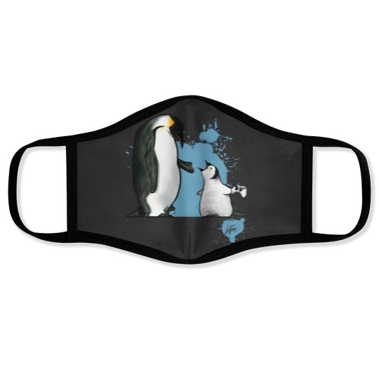 Discover Penguin Gamer Chick Face Masks