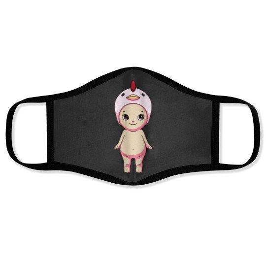 Discover chicken sonny angel Face Masks