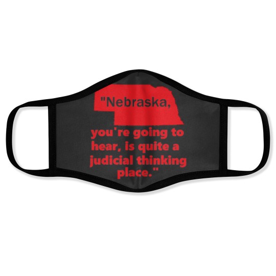 Discover Rachel Maddow designed &quot_Nebraska&quot_ shirt - Bruce Castor impeachment graphic tom cruise young handsome wearing suit leather jacket Face Masks