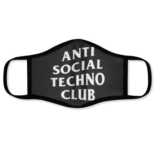 Discover AntiSocial Techno Club Eyeshield 21 special edition of artwork design logo fanart Face Masks