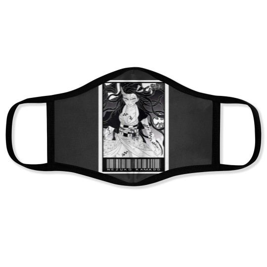 Discover Demon neko Kamado Kimetsu No Yaiba CODE Face Masks
