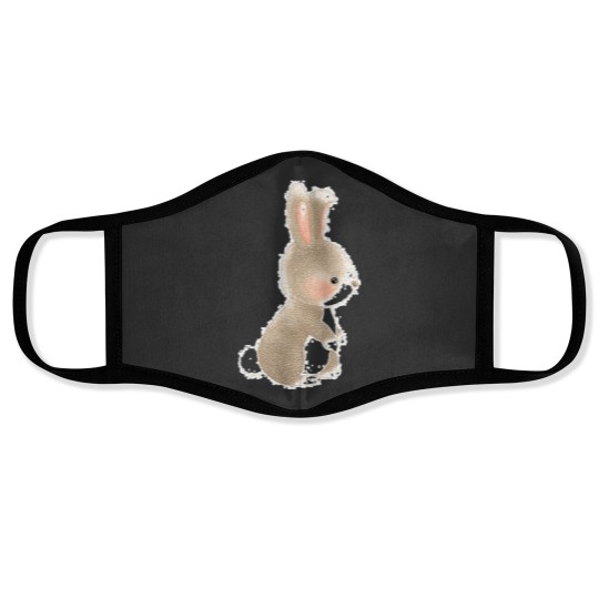 Discover Bunny Rabbit Classic T-Shirt - Vintage Tshirt Face Masks