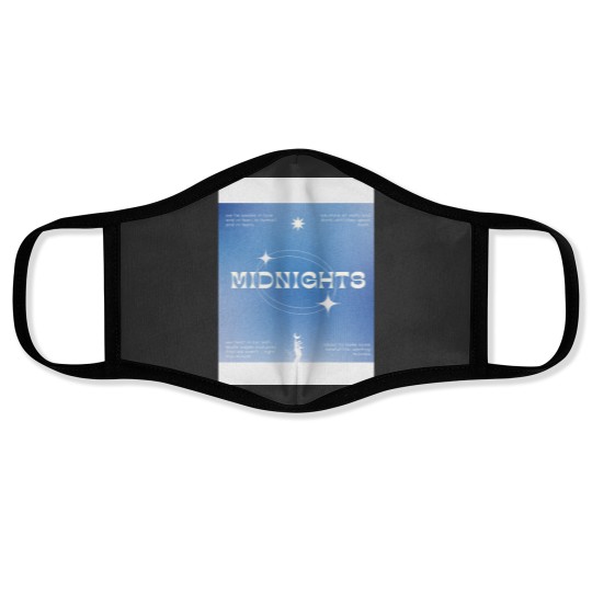 Discover MIDNIGHTS MINIMALIST POSTER TS10 Face Masks