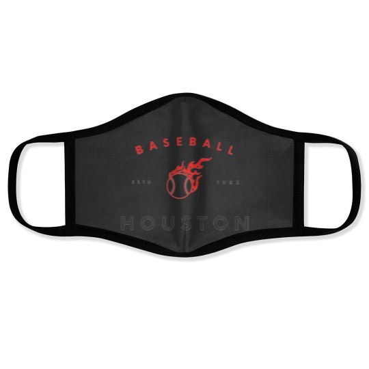 Discover baseball houston Face Masks