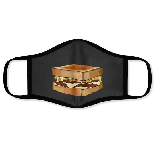 Discover Whataburger Patty Melt Face Masks