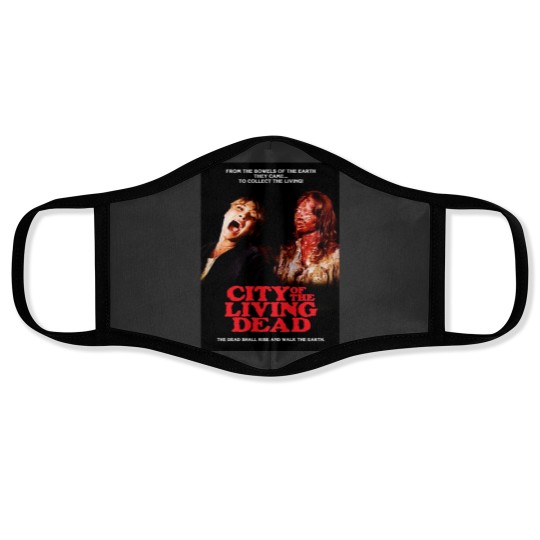 Discover The dead shall rise and walk the earth cover  Classic Face Masks