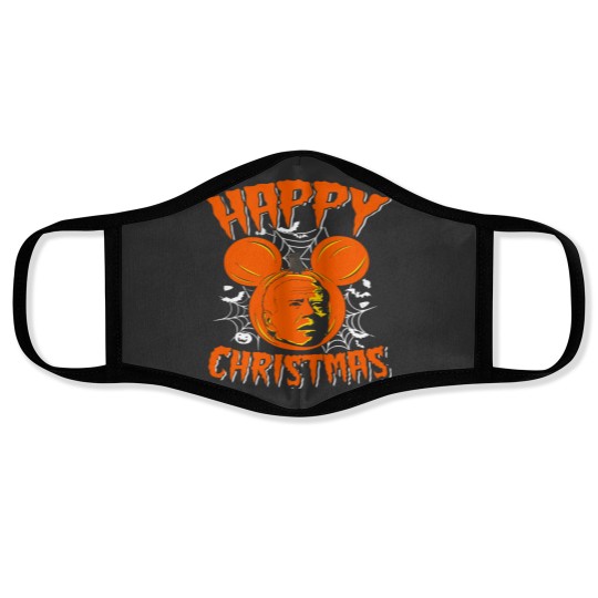 Discover Funny Anti Joe Biden Happy Christmas Holiday Pumpkin Head 85 Face Masks