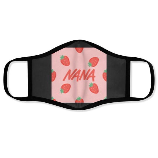 Discover Nana anime strawberries iPhone Case Face Masks