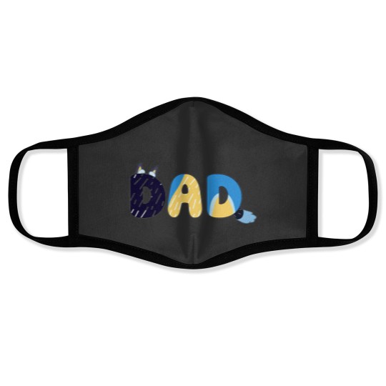 Discover Love Dad Face Masks