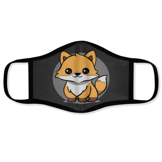 Discover Adorable Chibi Kawaii Baby Fox Lover 20 Face Masks