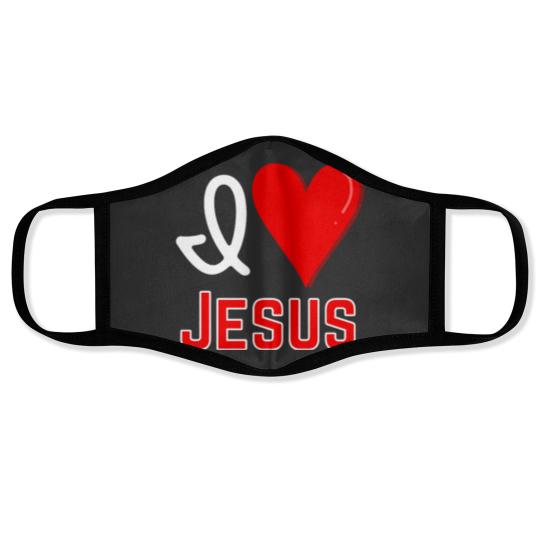 Discover I love Jesus Dibs on the pastor for Pastor_s Wife Classic(1) Face Masks