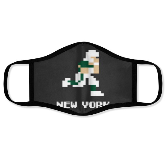 Discover 8 bit New York Football Face Masks