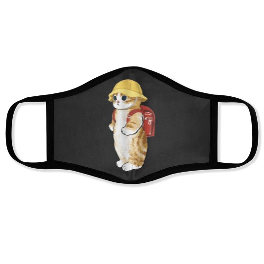 Discover kawaii kitty cat cute camping scout kittens-best-selling gift Face Masks