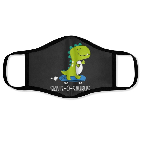 Discover Skating Dino Skating Dino Skate-O-Saurus Dinosaur Face Masks