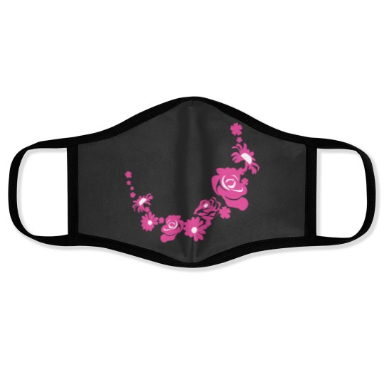 Discover Flower design Face Masks