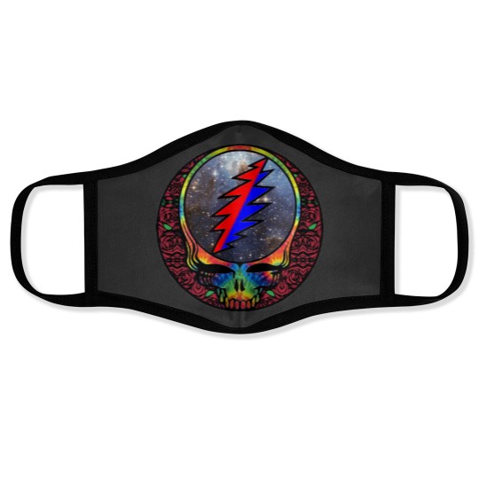 Discover Grateful Logo Dead Face Masks