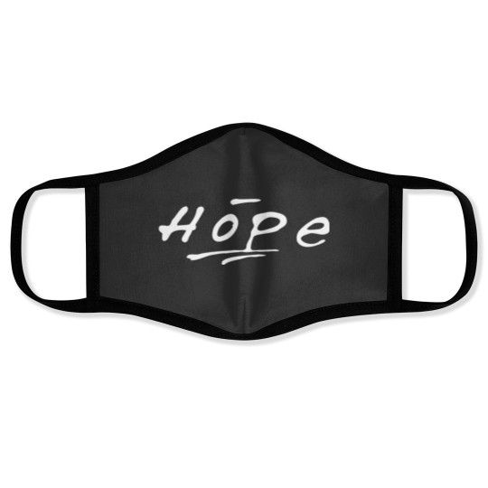Discover Hope - Hope Sticker.png Face Masks