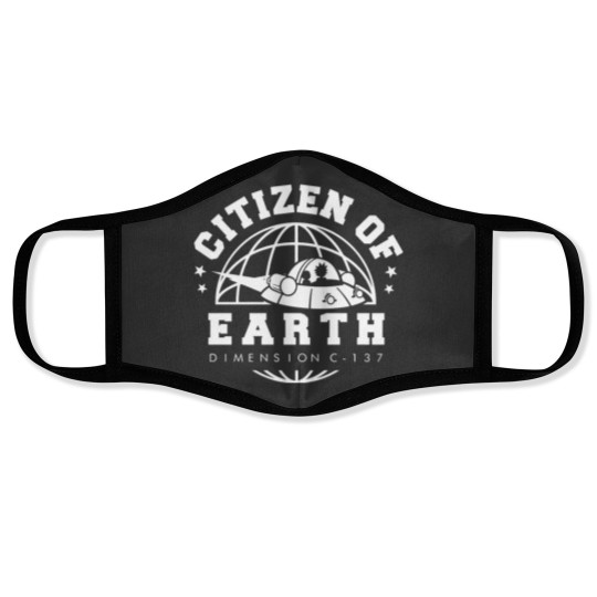 Discover Earth Dimension C-137 Essential T-Shirt Face Masks