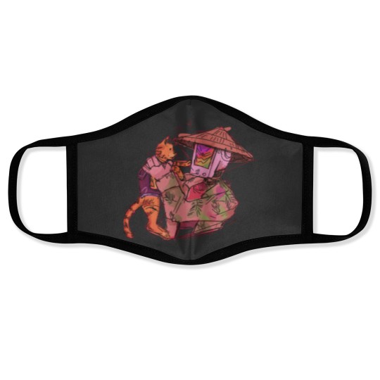 Discover Stray cat game Face Masks