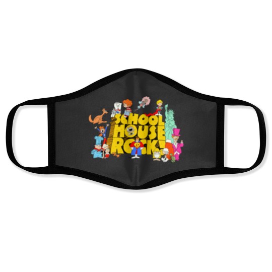 Discover School House Rock Face Masks