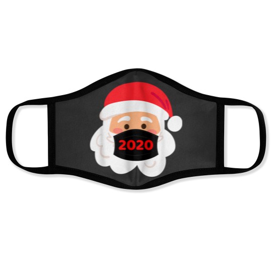 Discover Santa Wearing Mask Quarantine Christmas 2020 Face Masks