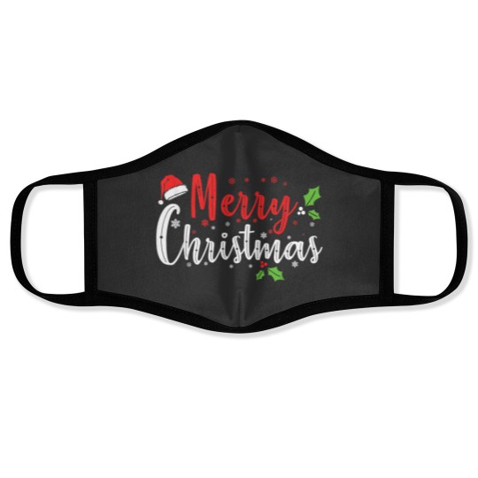Discover Merry Christmas Xmas Winter Apparel Family And Kids Face Masks