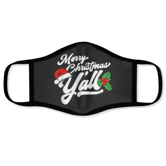 Discover Merry Christmas Y 39 All Funny Country Southern Holiday Face Masks