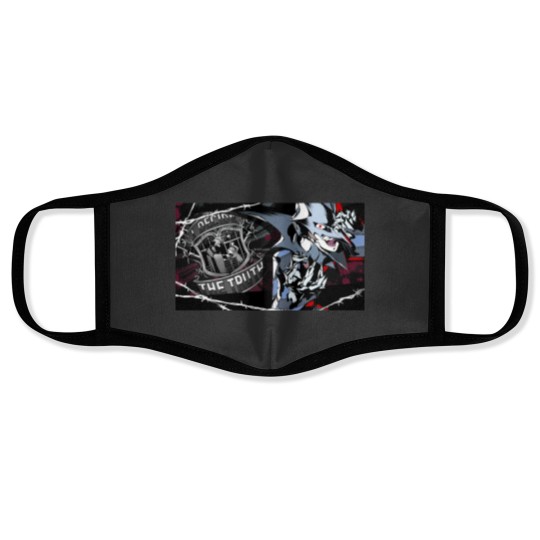 Discover P5 Goro Akechi Black Mask All Out Attack Face Masks