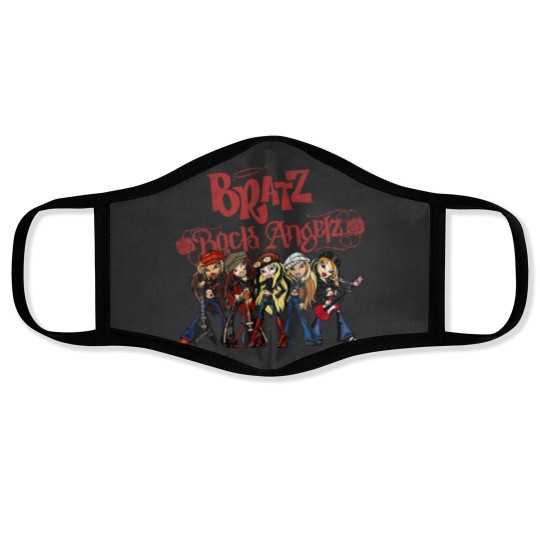 Discover Bratz Rock Angelz Group Shot Face Masks