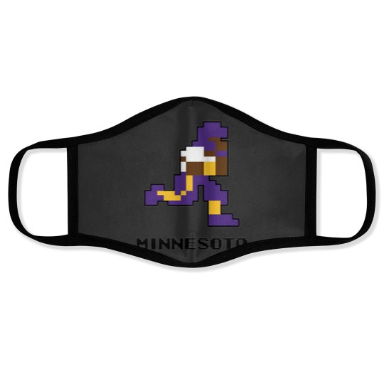 Discover 8 bit Minnesota Football Face Masks