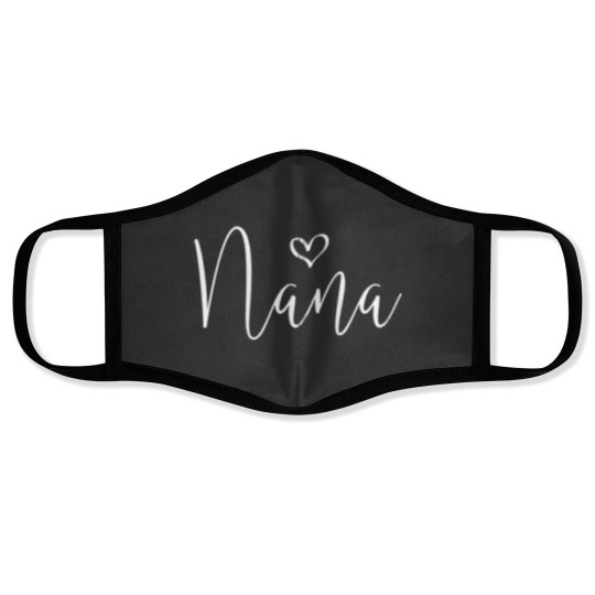 Discover Nana Grandma Women For Christmas Christmas Grandkids Zip Face Masks