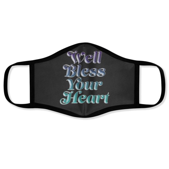 Discover Bless Your Heart (5) Face Masks